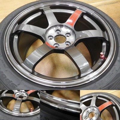 JDM 15-916Forging RAYS Volk Racing TE37 18in 9.5J+45 9J+45 PCD100-5Hba No Tires - Image 8