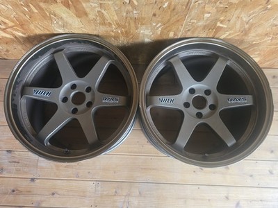 JDM Out of print RAYS TE37 10.5J +35 R19 5h 114.3 RX-7 NSX Skyline Ray No Tires - Image 2