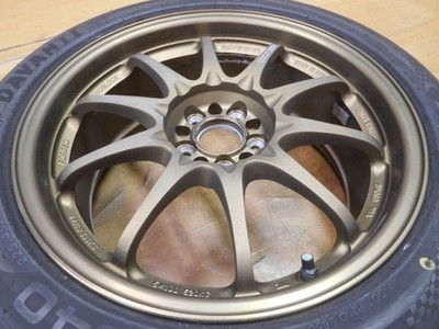 JDM 15-195Rare forgingRays CE28 17in 7.5J +33 PCD98-5 Half Romeo 156 G No Tires - Image 4