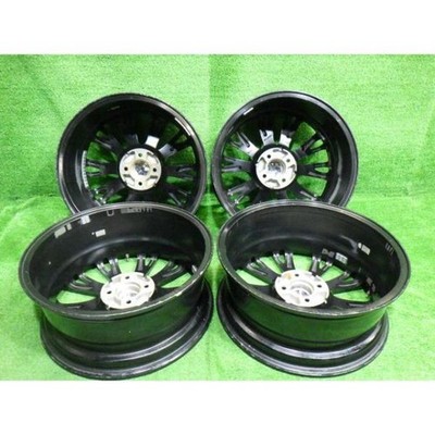 JDM ANHELO Roadster Wheels Aluminum Black Polish 17x7J 4-hole 4-Wheel Set 10 (No Tires) - 画像 (2)