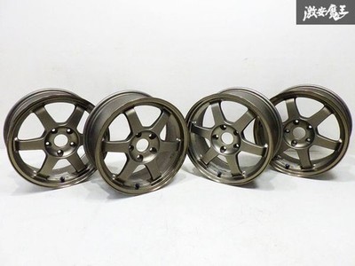 JDM Forging RAYS VR TE37C 16x7J +42 5-hole PCD114.3 Wheel 4-Wheel Set Civic I (No Tires) - 画像 (2)