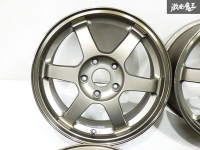 JDM Forging RAYS VR TE37C 16x7J +42 5-hole PCD114.3 Wheel 4-Wheel Set Civic I (No Tires) - 画像 (3)