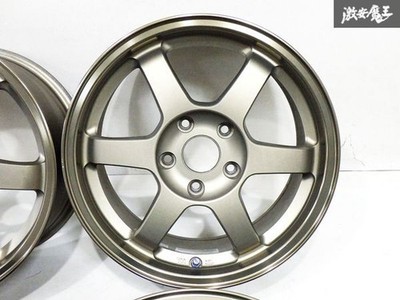 JDM Forging RAYS VR TE37C 16x7J +42 5-hole PCD114.3 Wheel 4-Wheel Set Civic I (No Tires) - 画像 (5)