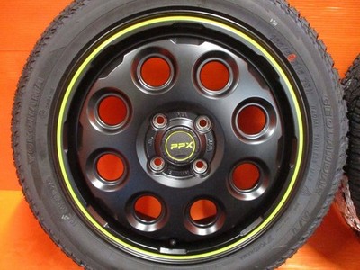 JDM S4AME PPX MIL:8 15x4.5J +45 PCD100 4H GEOLANDAR A/T G015 165/55R15 (No Tires) - 画像 (2)