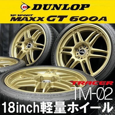 JDM Lightweight AME TRACER TM-02 & 245/40R18 DUNLOP SP SPORTMAXX GT 60 No Tires