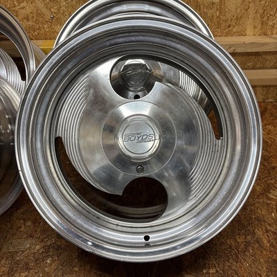 Rare BOYDS Boyd Ninja 4wheels 17x8+0 5x127&120.65 Hub78 Chevrolet Astro Suburban - 画像 (4)