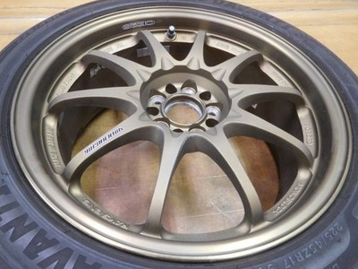 JDM 15-195Rare forgingRays CE28 17in 7.5J +33 PCD98-5 Half Romeo 156 G No Tires - Image 8