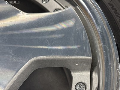 JDM Excellent Tread Condition WORK Lanvec LDZ 19in 8J +48 PCD114.3 Goo (No Tires) - 画像 (7)
