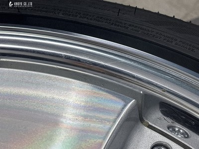 JDM Excellent Tread Condition WORK Lanvec LDZ 19in 8J +48 PCD114.3 Goo (No Tires) - 画像 (8)