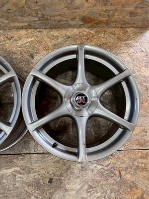 JDM Rare BNR34 Skyline GT-R GTR Genuine 18-inch Wheels 9J+30 5-hole PC (No Tires) - 画像 (3)