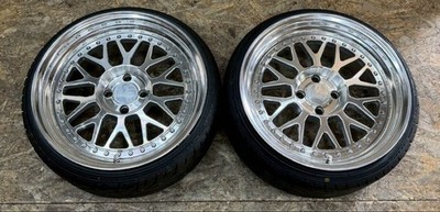 JDM RareBARRAMUNDI design Toman 17x8J +15 PCD100 4-hole 4H Deep Rim Mes (No Tires)