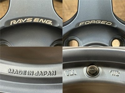 JDM RAYS VOLKRACING TE37 SONIC 4Book 167.5J +30 PCD100 4H Rays FORGED No Tires - Image 8