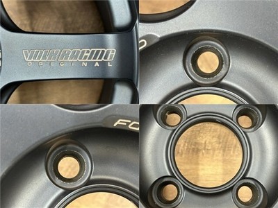 JDM RAYS VOLKRACING TE37 SONIC 4Book 167.5J +30 PCD100 4H Rays FORGED No Tires - Image 9