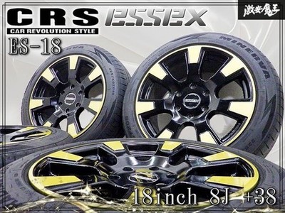 JDM Discontinued ItemCRS ESSEX ES-18 188J +38 PCD139.7 6H 6-hole Wheel No Tires