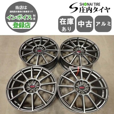 JDM 4Book Company Delivery 18x7J Subaru STI Genuine Option ENKEI Alumi No Tires