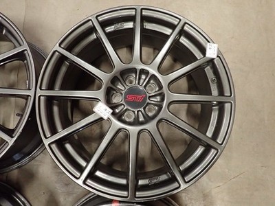 JDM 4Book Company Delivery 18x7J Subaru STI Genuine Option ENKEI Alumi No Tires - Image 3