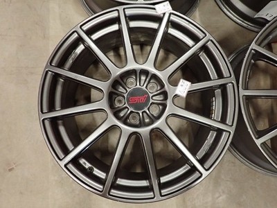 JDM 4Book Company Delivery 18x7J Subaru STI Genuine Option ENKEI Alumi No Tires - Image 4