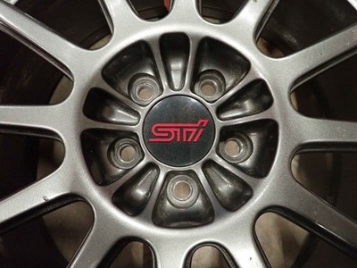 JDM 4Book Company Delivery 18x7J Subaru STI Genuine Option ENKEI Alumi No Tires - Image 6
