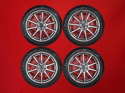 JDM 4BookSETBridgestone ZackVRX3 225/45R18 10-spoke aluminum wheels 7J No Tires