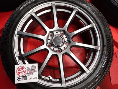 JDM 4BookSETBridgestone ZackVRX3 225/45R18 10-spoke aluminum wheels 7J No Tires - Image 5