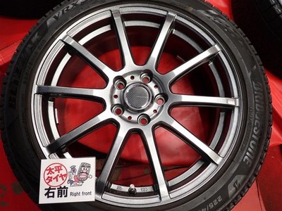 JDM 4BookSETBridgestone ZackVRX3 225/45R18 10-spoke aluminum wheels 7J No Tires - Image 6