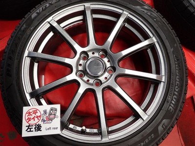 JDM 4BookSETBridgestone ZackVRX3 225/45R18 10-spoke aluminum wheels 7J No Tires - Image 7