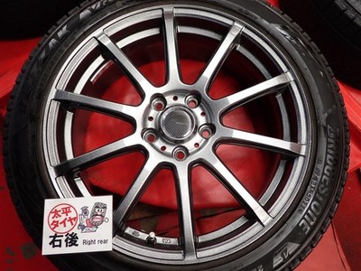 JDM 4BookSETBridgestone ZackVRX3 225/45R18 10-spoke aluminum wheels 7J No Tires - Image 8