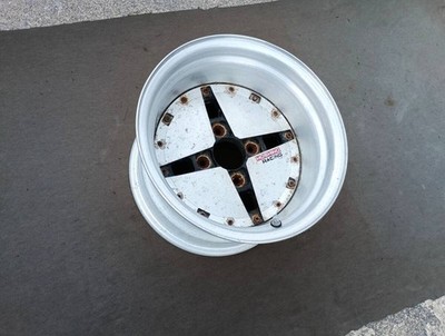 JDM Deep rim Impul Hoshino Racing 15x9.0J 4-hole PCD120 -27 1-Wheel Set Rare (No Tires)