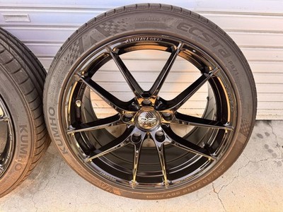 JDM Fits Porsche 718 OZ Racing Leggera HLT 19x8.5J+53 10J+40 PCD130 Kum (No Tires) - 画像 (5)
