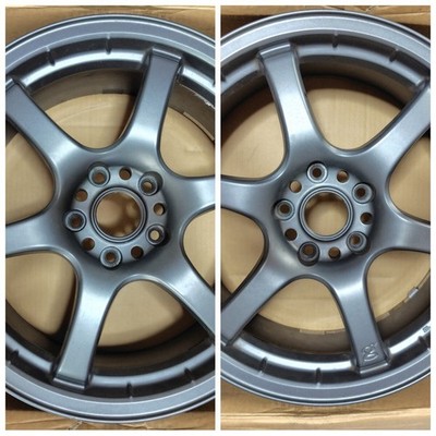 JDM RAYS GRAMLIGHTS 57 Maximum 18x7.5J OFFSET +48 PCD 114.3 5H 2-Wheel Set Ra (No Tires)
