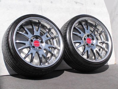 JDM Deep rim AME Shallen MX 9.5J +38 114.3-5H Crown Mark X JZX100 RX-7 (No Tires)