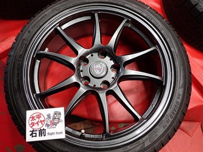 JDM 4BookSETYokohama IceGUARD 7 iG70 225/40R18 ESTROSA 5W Spoke Alumin No Tires - Image 6