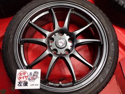 JDM 4BookSETYokohama IceGUARD 7 iG70 225/40R18 ESTROSA 5W Spoke Alumin No Tires - Image 7