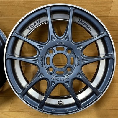 JDM TEAM IMPUL NR-01 4.5J +45 4H 100 15-inch wheels 4-Wheel Set suitabl (No Tires) - 画像 (3)