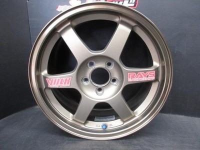 JDM PCD100/5HRAYS VOLK Racing TE37167J +46Bronze Fits Prius 86 Caldina No Tires - Image 8