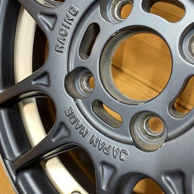 JDM TEAM IMPUL NR-01 4.5J +45 4H 100 15-inch wheels 4-Wheel Set suitabl (No Tires) - 画像 (9)