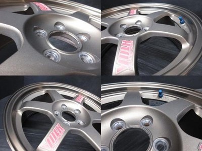JDM PCD100/5HRAYS VOLK Racing TE37167J +46Bronze Fits Prius 86 Caldina No Tires - Image 9