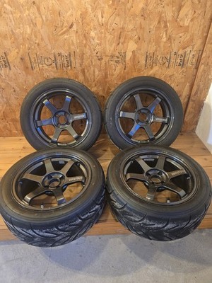 JDM RAYS TE37 SONIC 7J +25 8J +25 R16 4H PCD100 TE37SONIC 7J +25 8J +2 No Tires