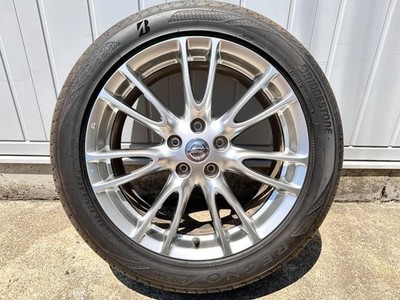 JDM Genuine Nissan Skyline V36 18-inch wheels with Bridgestone REGNO 4 (No Tires) - 画像 (6)