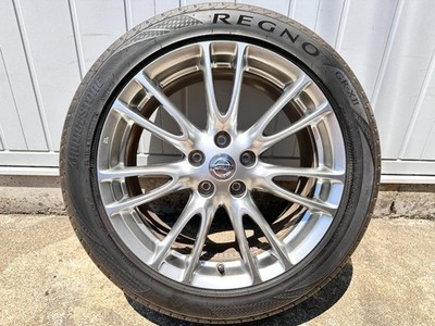 JDM Genuine Nissan Skyline V36 18-inch wheels with Bridgestone REGNO 4 (No Tires) - 画像 (10)