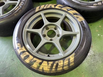 JDM DEEPSRACING EK9 Civic Type R BuddyClub bar D-Club P1 Racing 15x7J + (No Tires) - 画像 (5)