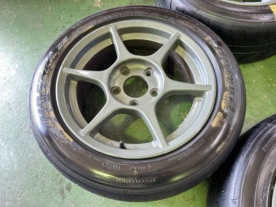 JDM DEEPSRACING EK9 Civic Type R BuddyClub bar D-Club P1 Racing 15x7J + (No Tires) - 画像 (6)