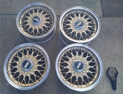 JDM BBS 14x6J +24 PCD100 4H Hub diameter 56mm Roadster (No Tires)