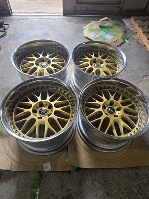 JDM WORK VS-XX 11J -4 5H 18gold WORK VS-XX 11J -4 R18 5h RX-7 Silvia S No Tires - Image 2