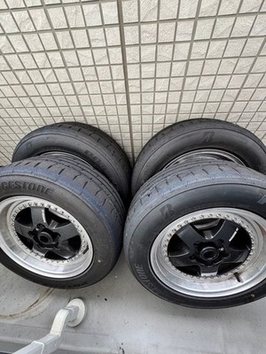 JDM Mazda Savanna RX7 FC3S Mazda Speed 747 15x7J +33 4-Wheel Set (No Tires)