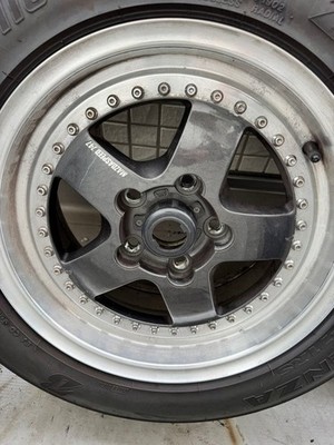 JDM Mazda Savanna RX7 FC3S Mazda Speed 747 15x7J +33 4-Wheel Set (No Tires) - 画像 (2)