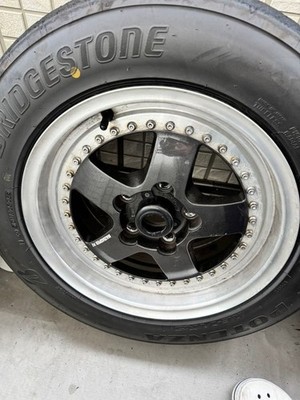 JDM Mazda Savanna RX7 FC3S Mazda Speed 747 15x7J +33 4-Wheel Set (No Tires) - 画像 (3)