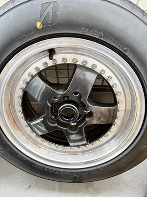 JDM Mazda Savanna RX7 FC3S Mazda Speed 747 15x7J +33 4-Wheel Set (No Tires) - 画像 (5)