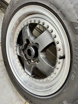 JDM Mazda Savanna RX7 FC3S Mazda Speed 747 15x7J +33 4-Wheel Set (No Tires) - 画像 (9)