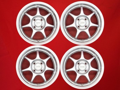JDM Rare out-of-print ENKEI Racing S type I used wheels 4-Wheel Set 6.5J 15 (No Tires)